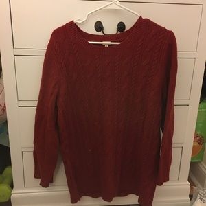 Jcrew Red Sweater
